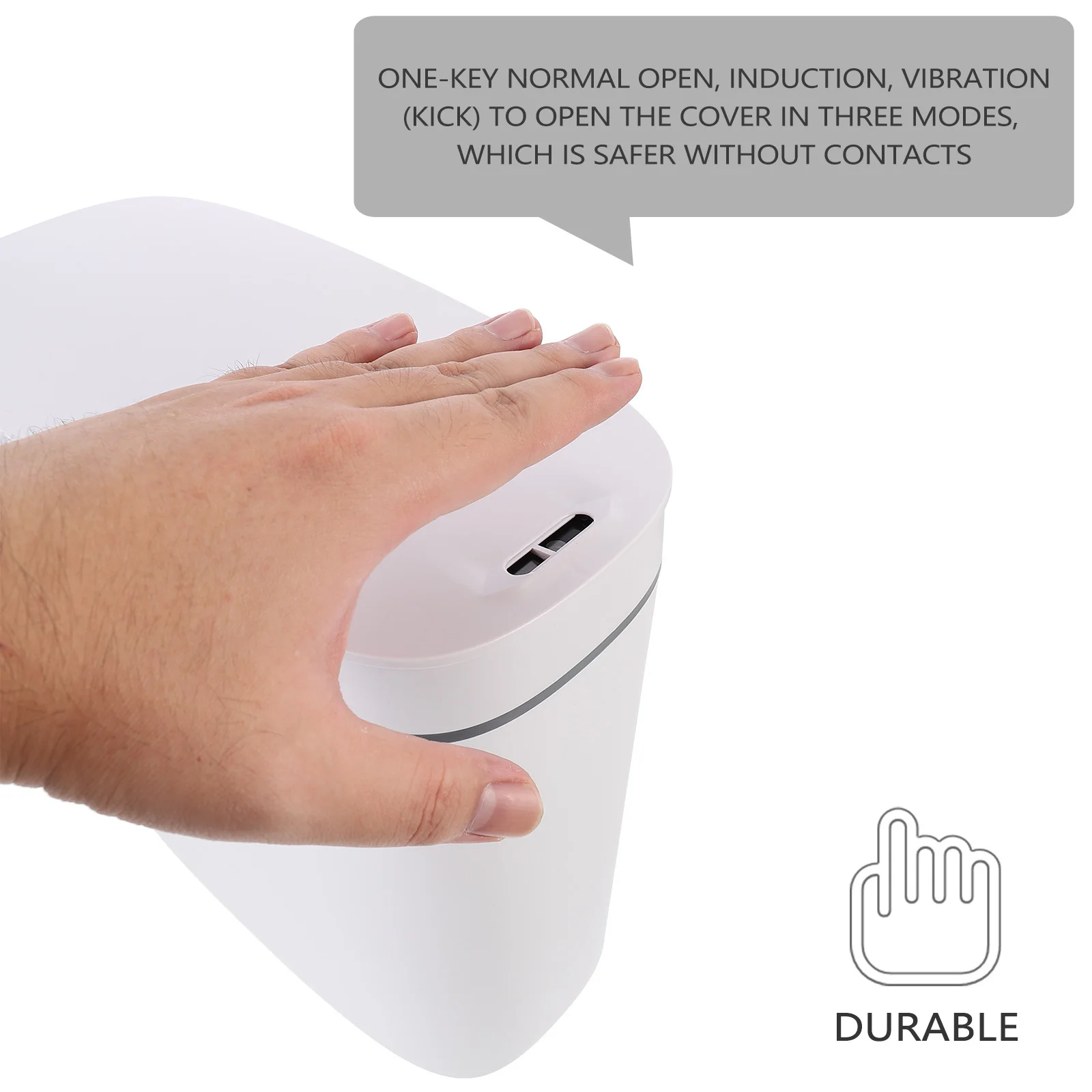 USB Charging Smart Sensor Trash Can Large Capacity Household Intelligent Induction Bin High Quality PP Material
USB Charging Smart Sensor Trash Can Large Capacity Household Intelligent Induction Bin High Quality PP Material