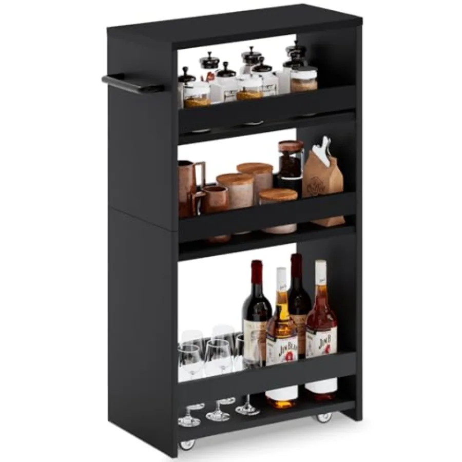 Мобильная тележка для хранения с 4-мя ярусами, ширина 7,9 дюйма, на колесиках, с ручкой, узкая, для кухни и ванной комнаты
Мобильная тележка для хранения с 4-мя ярусами, ширина 7,9 дюйма, на колесиках, с ручкой, узкая, для кухни и ванной комнаты