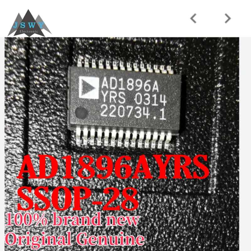 (5/50 pieces) AD1896AYRS AD1896A SSOP-28 Brand new original audio-grade product. Free shipping.
(5/50 pieces) AD1896AYRS AD1896A SSOP-28 Brand new original audio-grade product. Free shipping.