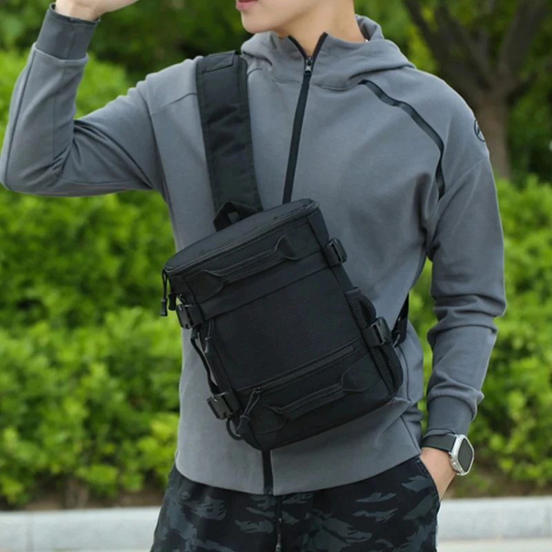 Тактическая нагрудная сумка для кемпинга, уличный походный рюкзак для рыбалки и велоспорта, портативный дорожный спортивный рюкзак для багажа, поясные сумки
Тактическая нагрудная сумка для кемпинга, уличный походный рюкзак для рыбалки и велоспорта, портативный дорожный спортивный рюкзак для багажа, поясные сумки