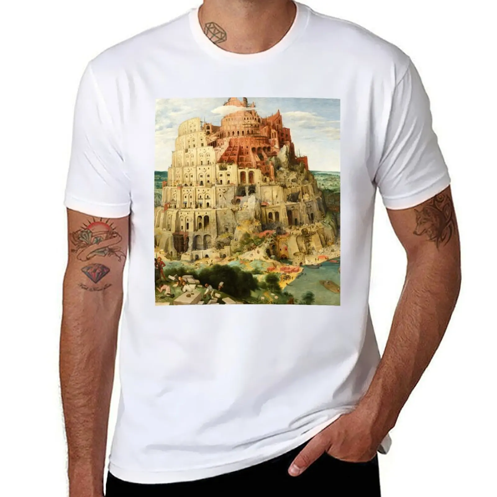 HD. The (Great) Tower of Babel, by Pieter Bruegel the Elder. HIGH DEFINITION T-Shirt mens graphic t shirts T-Shirt
HD. The (Great) Tower of Babel, by Pieter Bruegel the Elder. HIGH DEFINITION T-Shirt mens graphic t shirts T-Shirt