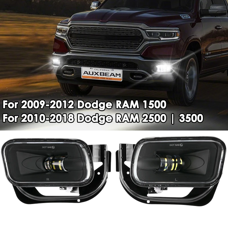 Car Front LED Fog Lights Assembly Bumper Lights White DRL For 2010-2018 Dodge RAM 2500 | 3500 For 2009-2012 Dodge RAM 1500
Car Front LED Fog Lights Assembly Bumper Lights White DRL For 2010-2018 Dodge RAM 2500 | 3500 For 2009-2012 Dodge RAM 1500