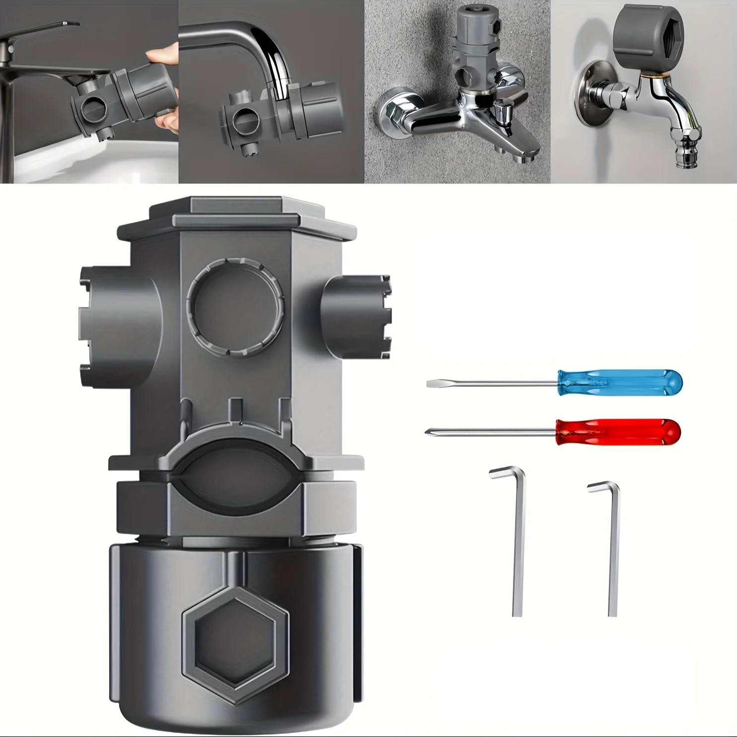 16 In 1 Multifunctional Wrench Tool Set for Faucet Wide Range of Taps for Bathrooms and Kitchens
16 In 1 Multifunctional Wrench Tool Set for Faucet Wide Range of Taps for Bathrooms and Kitchens