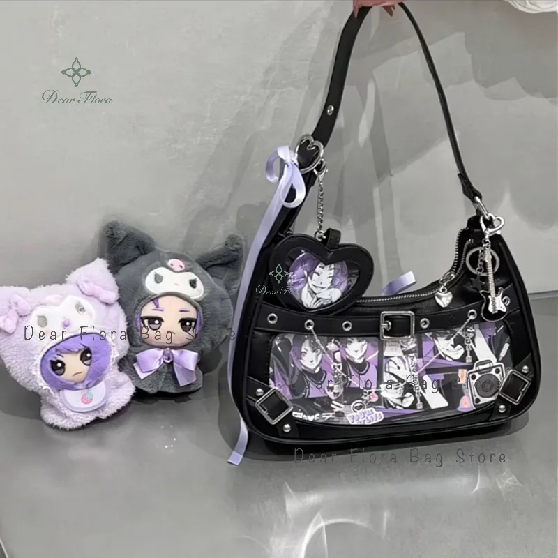 Y2k Cute Women Shoulder Bag Fashion Sweet Ita Bag Lolita Girls Transparent Pocke DIY Display Underarm Bag Fashion Handbag Purses
Y2k Cute Women Shoulder Bag Fashion Sweet Ita Bag Lolita Girls Transparent Pocke DIY Display Underarm Bag Fashion Handbag Purses