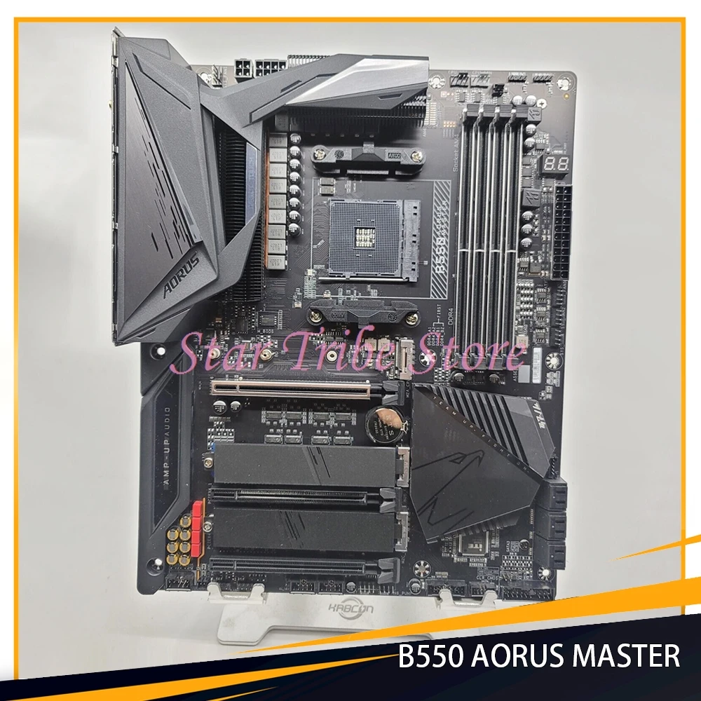 Разъем для настольной материнской платы B550 AORUS MASTER AM4 DDR4 128 ГБ PCI-E 4.0 ATX
Разъем для настольной материнской платы B550 AORUS MASTER AM4 DDR4 128 ГБ PCI-E 4.0 ATX
