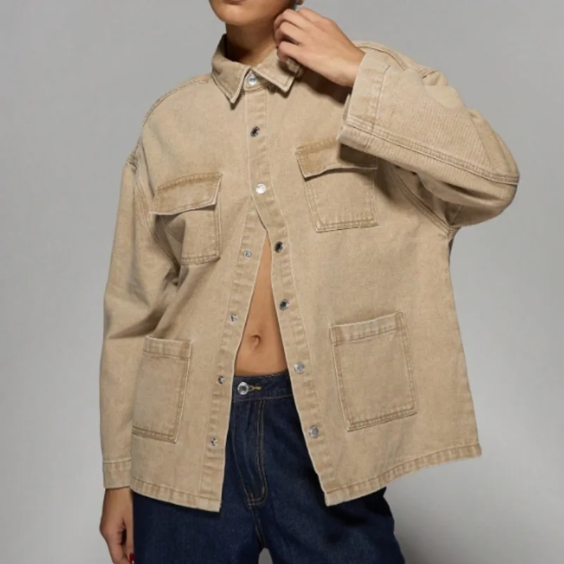 Design with a niche appeal Spring Summer 2025 new style American-style retro jacket for women Loose-fitting jacket top
Design with a niche appeal Spring Summer 2025 new style American-style retro jacket for women Loose-fitting jacket top