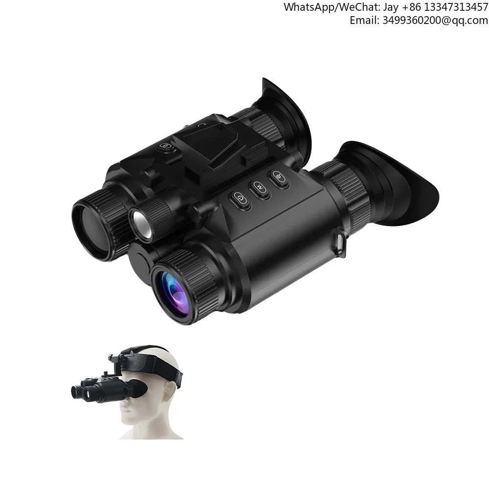 Digital Infrared HD Head Mounted Binoculars Night Vision Device For Total Darkness 100% Visibility In Low Light Conditions
Digital Infrared HD Head Mounted Binoculars Night Vision Device For Total Darkness 100% Visibility In Low Light Conditions