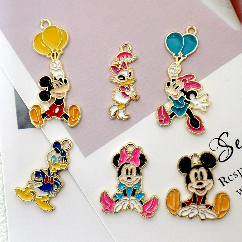 10PCS Cartoon Anime Animal Alloy Enamel Pendant Mouse Duck Cute Fun Shiny Dangle Charms DIY Necklace Bracelet Keychain Accessory
10PCS Cartoon Anime Animal Alloy Enamel Pendant Mouse Duck Cute Fun Shiny Dangle Charms DIY Necklace Bracelet Keychain Accessory
