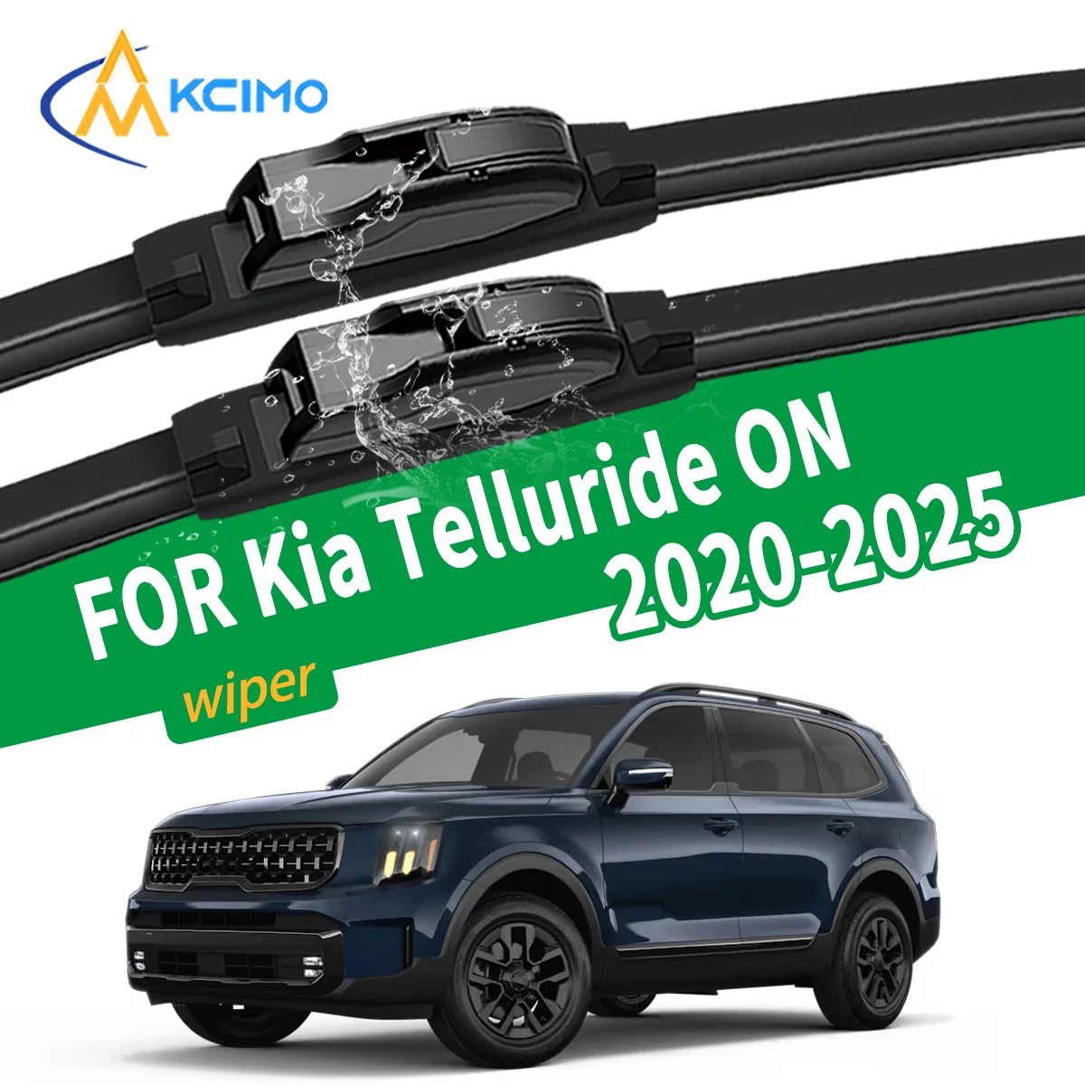 New Silent Wiper Blades for Kia Telluride ON 2020-2025 High Quality Natural Rubber Replacement
New Silent Wiper Blades for Kia Telluride ON 2020-2025 High Quality Natural Rubber Replacement