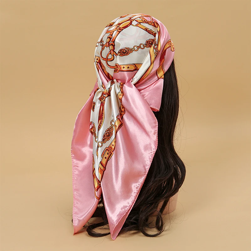Satin Square Scarf Women Muslim Hijab Elegant 2025 Print Silk Neckerchief Shawl Wraps Headband Handle Hair Accessories Bandana
Satin Square Scarf Women Muslim Hijab Elegant 2025 Print Silk Neckerchief Shawl Wraps Headband Handle Hair Accessories Bandana