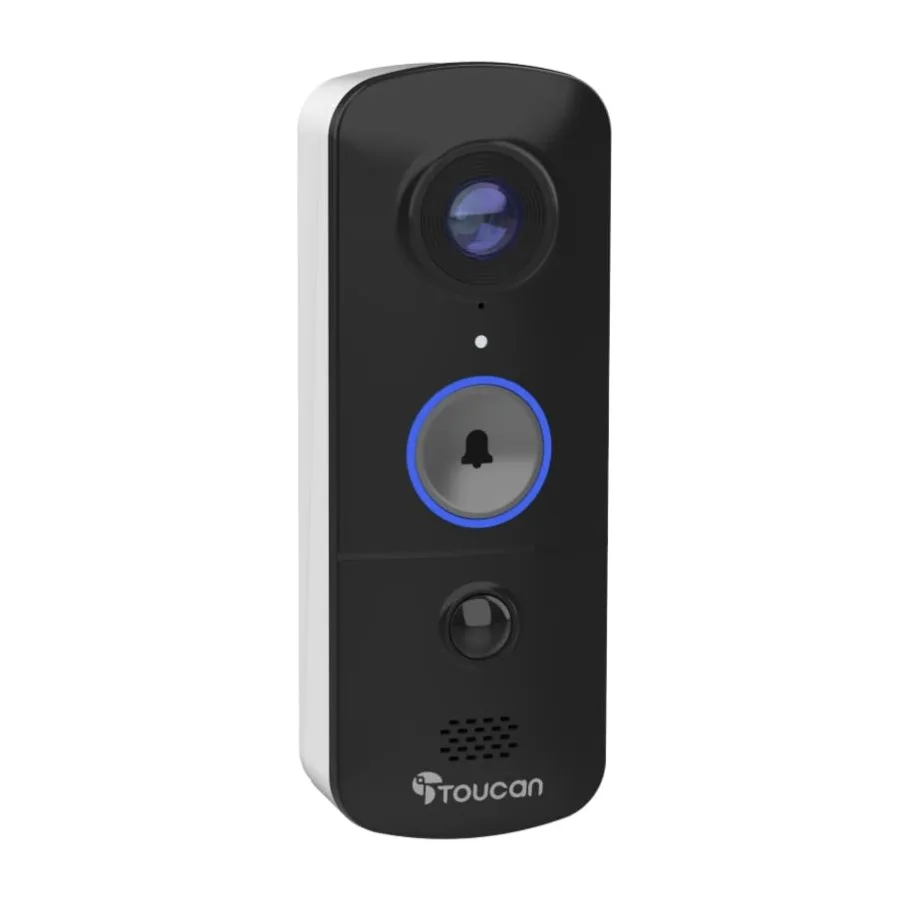 Wireless Video Doorbell V3D Battery Powered Smart Doorbell Camera for Home Security, ABS Plastic, Black, HD Wide Angle + Night
Wireless Video Doorbell V3D Battery Powered Smart Doorbell Camera for Home Security, ABS Plastic, Black, HD Wide Angle + Night