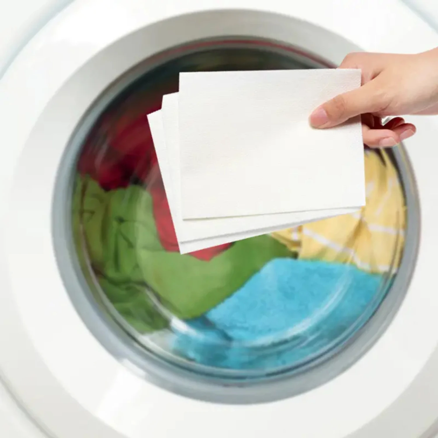 Convenient and discreet 30pcs pack of highly effective color-absorbing laundry sheets - absorbent and washer-friendly. Perfect f
Convenient and discreet 30pcs pack of highly effective color-absorbing laundry sheets - absorbent and washer-friendly. Perfect f