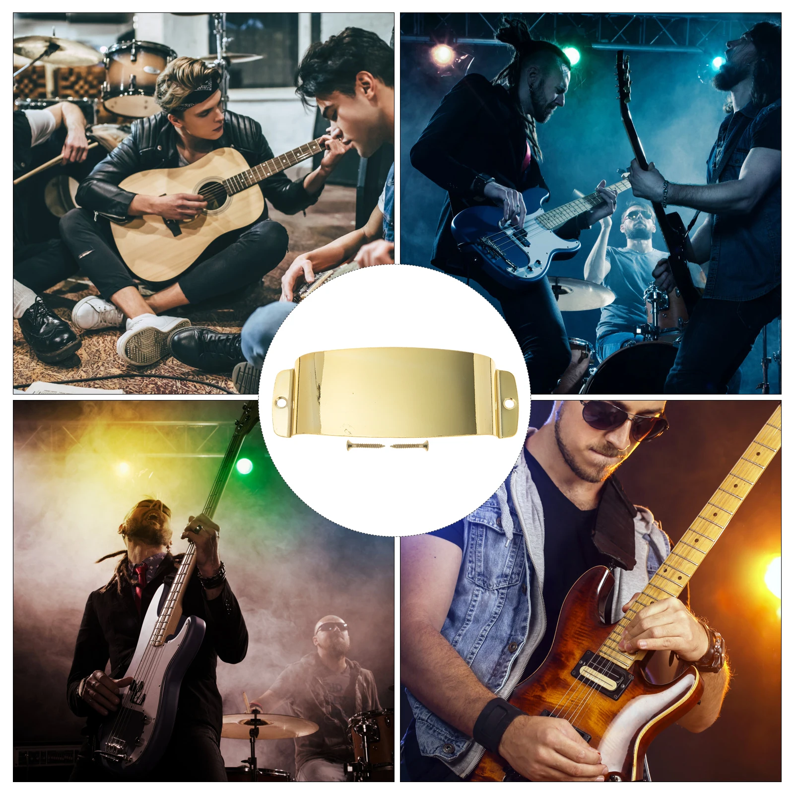 Bass Bridge Protective Cover Instrument Guitar Parts Replacement Protection for Professional Pickup Metal
Bass Bridge Protective Cover Instrument Guitar Parts Replacement Protection for Professional Pickup Metal
