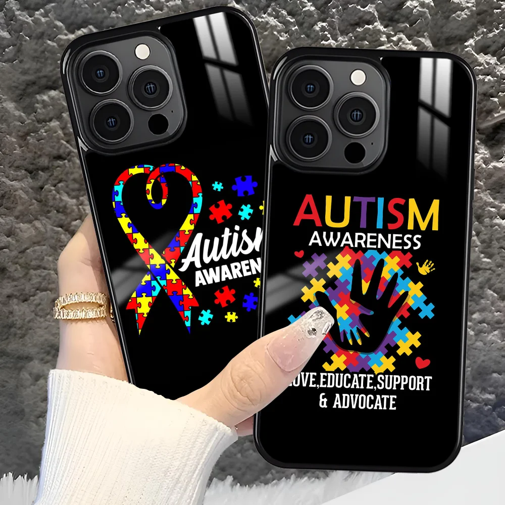 Autism Support Puzzle Phone Case For iPhone 16 15 14 13 12 11 Pro Xs Max Mini Plus Antislip Shockproof Hard Funda
Autism Support Puzzle Phone Case For iPhone 16 15 14 13 12 11 Pro Xs Max Mini Plus Antislip Shockproof Hard Funda