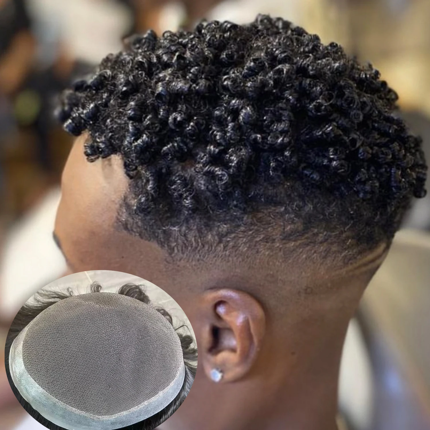 8mm /10mm/15mm Afro KInky Curly Hair Breathable Lace Man Brown Black Men Toupee Undetectable Australia 100% Human Hair Prosthesi
8mm /10mm/15mm Afro KInky Curly Hair Breathable Lace Man Brown Black Men Toupee Undetectable Australia 100% Human Hair Prosthesi