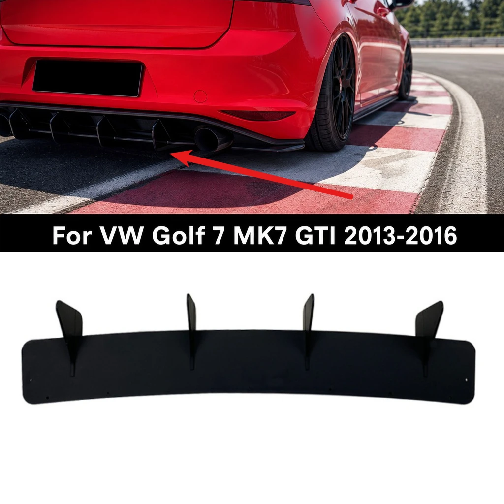 4 Fins Car Rear Bumper Diffuser Rear Side Splitters Spoiler Lip For VW Golf 7 MK7 GTI 2013-2016 ABS Gloss Black Bodykits Tuning
4 Fins Car Rear Bumper Diffuser Rear Side Splitters Spoiler Lip For VW Golf 7 MK7 GTI 2013-2016 ABS Gloss Black Bodykits Tuning
