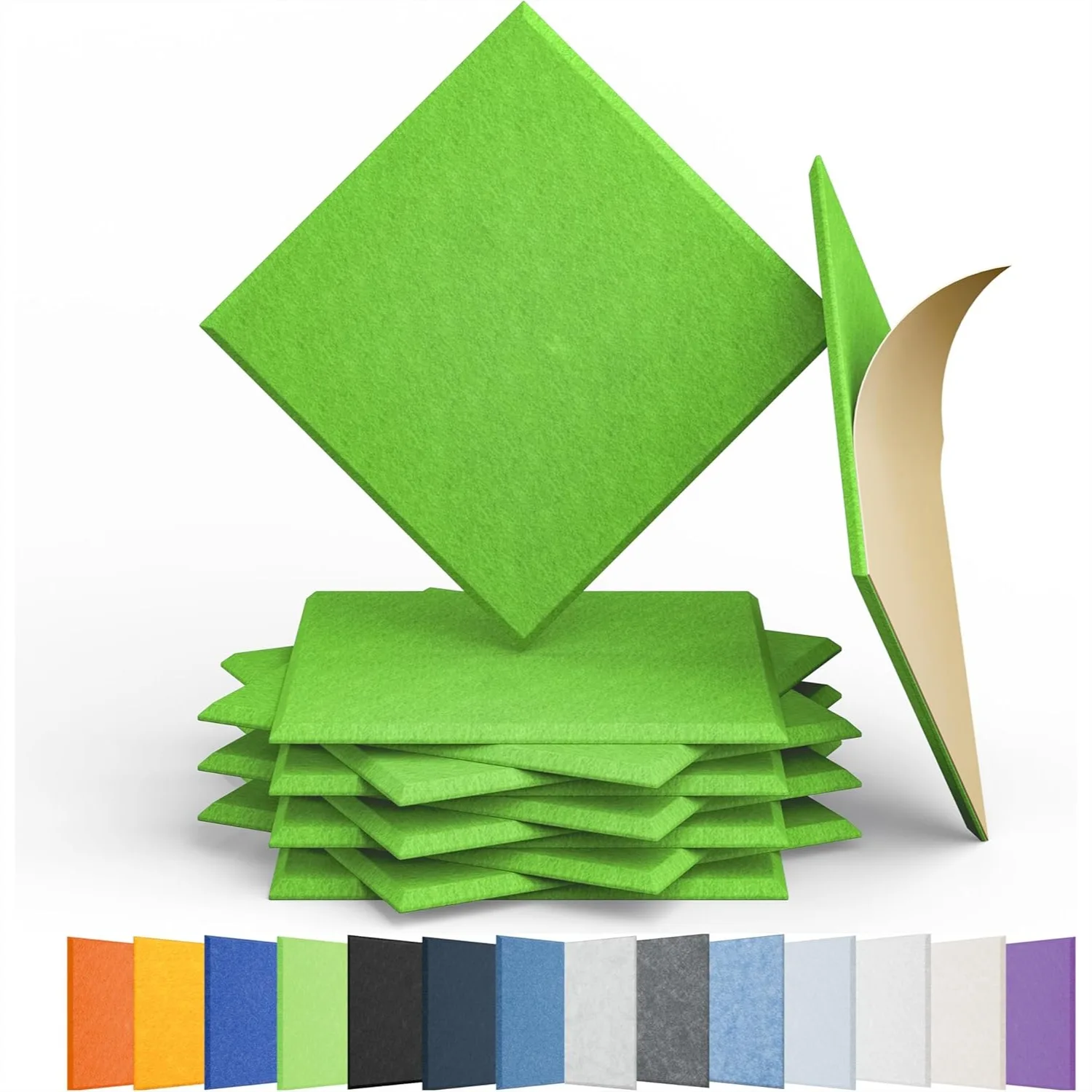 Acoustic Panels Self Adhesive Sound Proof Foam, 12 Pack 12x12x0.4 Inch High Density Polyester Fiber Panels for Noise Reduction
Acoustic Panels Self Adhesive Sound Proof Foam, 12 Pack 12x12x0.4 Inch High Density Polyester Fiber Panels for Noise Reduction