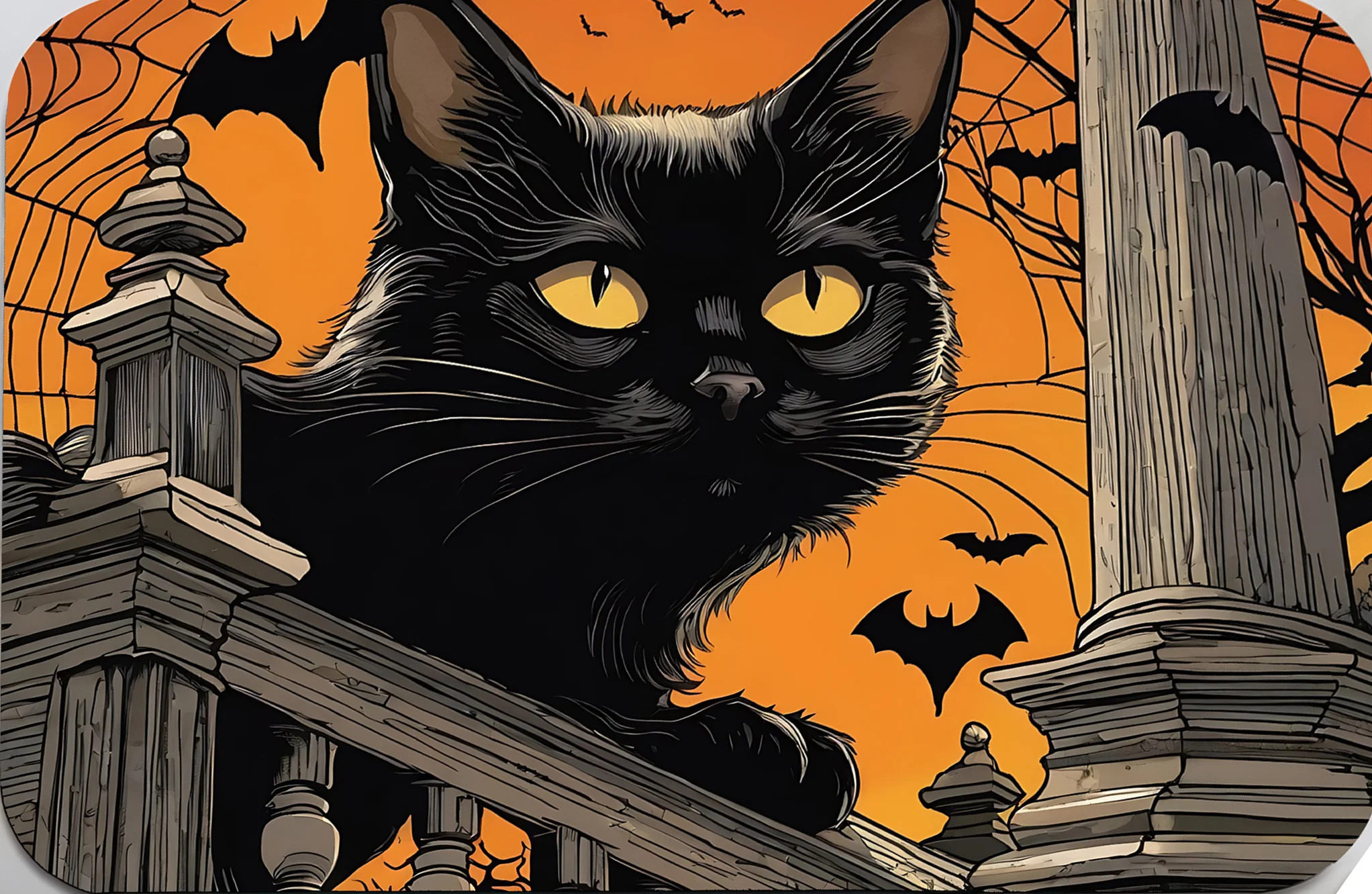 VIKAMA Halloween Black Cat Bat Carpet Home Decor, Super-Absorbent, Non-Slip And Dirt-Proof, Bathroom And Entrance Floor Mats
VIKAMA Halloween Black Cat Bat Carpet Home Decor, Super-Absorbent, Non-Slip And Dirt-Proof, Bathroom And Entrance Floor Mats