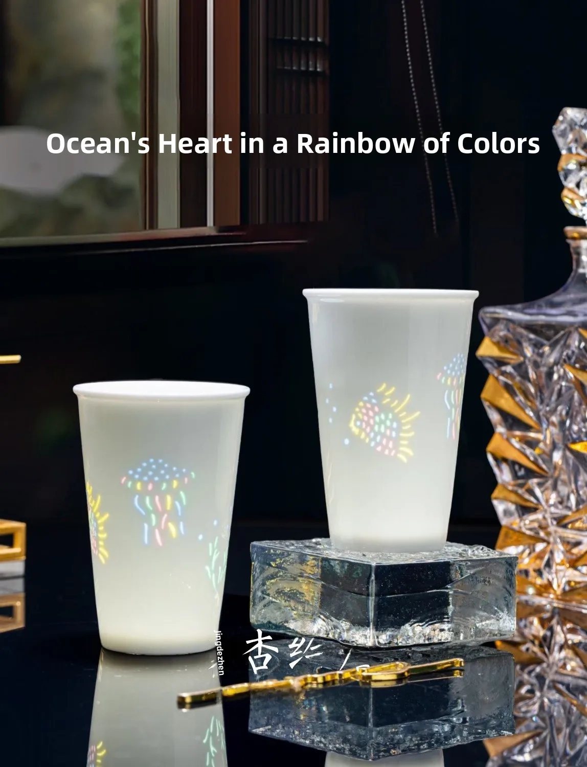 Jingdezhen High Temperature White Porcelain Ocean Dance Delicate Coca-Cola Cup Small Milk Cup Creati...
Jingdezhen High Temperature White Porcelain Ocean Dance Delicate Coca-Cola Cup Small Milk Cup Creati...
