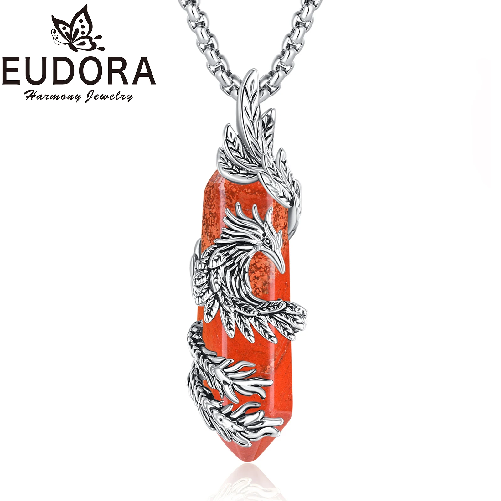 Eudora Phoenix Twining шестиугольный красный камень призматическое ожерелье энергетический целебный камень кристалл кулон духовные украшения женский подарок
Eudora Phoenix Twining шестиугольный красный камень призматическое ожерелье энергетический целебный камень кристалл кулон духовные украшения женский подарок