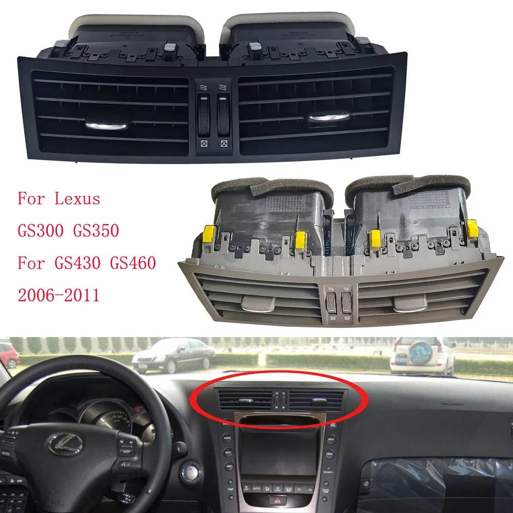 AC Center Dash Air Vents OEM Part Number 55660-30411# For Lexus GS300/GS350 For GS430/GS460 2006-2011 Replacement Car Accessory
AC Center Dash Air Vents OEM Part Number 55660-30411# For Lexus GS300/GS350 For GS430/GS460 2006-2011 Replacement Car Accessory