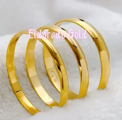 Eldorado Gold 18k non demolding bangles for women au750 jewelry cuff bracelet
Eldorado Gold 18k non demolding bangles for women au750 jewelry cuff bracelet