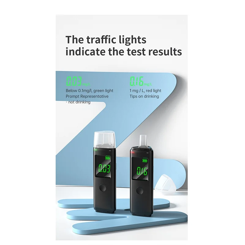 Portable Breath Alyzer Rechargeable Breath Alcohol Tester Breathalyzer For Personal & Professional Use-A55G
Portable Breath Alyzer Rechargeable Breath Alcohol Tester Breathalyzer For Personal & Professional Use-A55G