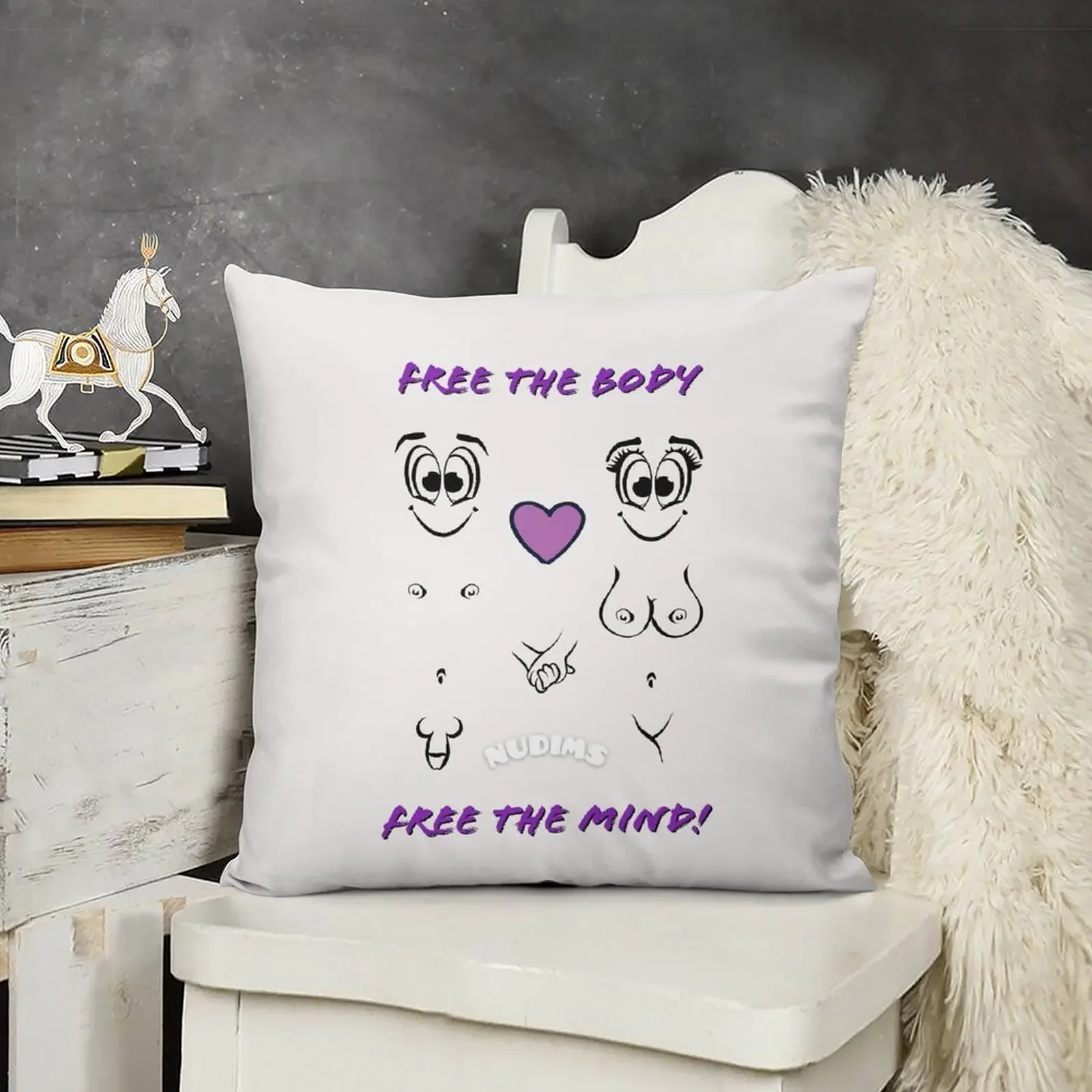 Free the body... free the mind! - Couple Throw Pillow pillows decor home Anime Decorative Pillow Covers For Sofa pillow
Free the body... free the mind! - Couple Throw Pillow pillows decor home Anime Decorative Pillow Covers For Sofa pillow