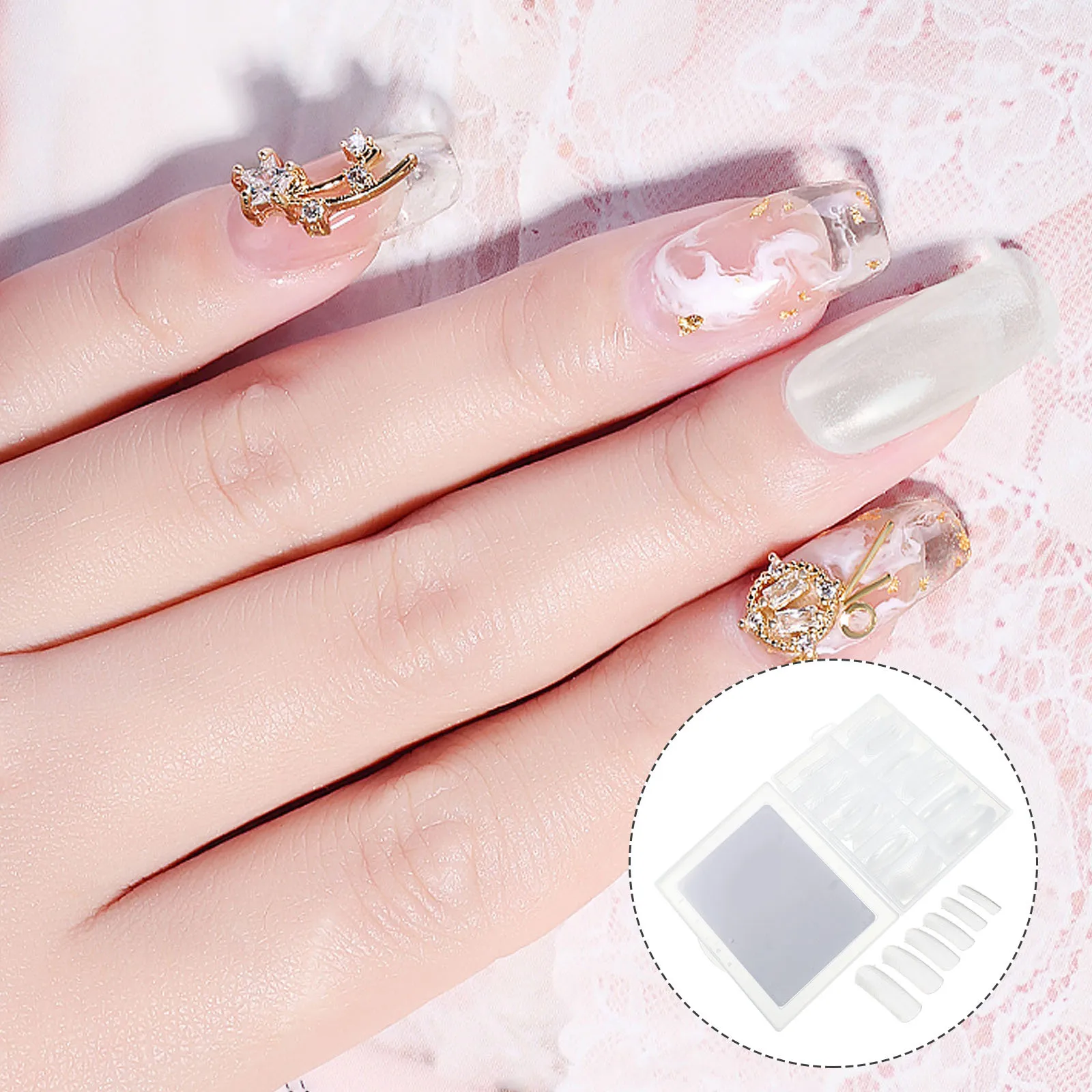 120Pcs Long Fake Nails Full Cover Artificial Nails Easy to Apply Create Wonderful Nail Art Moments Friends Enjoy
120Pcs Long Fake Nails Full Cover Artificial Nails Easy to Apply Create Wonderful Nail Art Moments Friends Enjoy