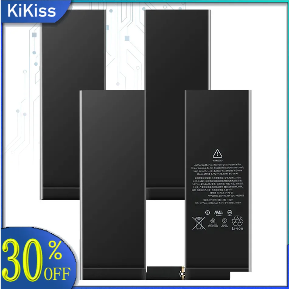 Аккумулятор для Apple ipad Pro 9.7 A1673 A1674 A1675 12.9 1-й A1584 A1652 2-й A1670 3-й 4-й 2020 5-й 6-й 2022 2021 10.5 A1701 A1709
Аккумулятор для Apple ipad Pro 9.7 A1673 A1674 A1675 12.9 1-й A1584 A1652 2-й A1670 3-й 4-й 2020 5-й 6-й 2022 2021 10.5 A1701 A1709
