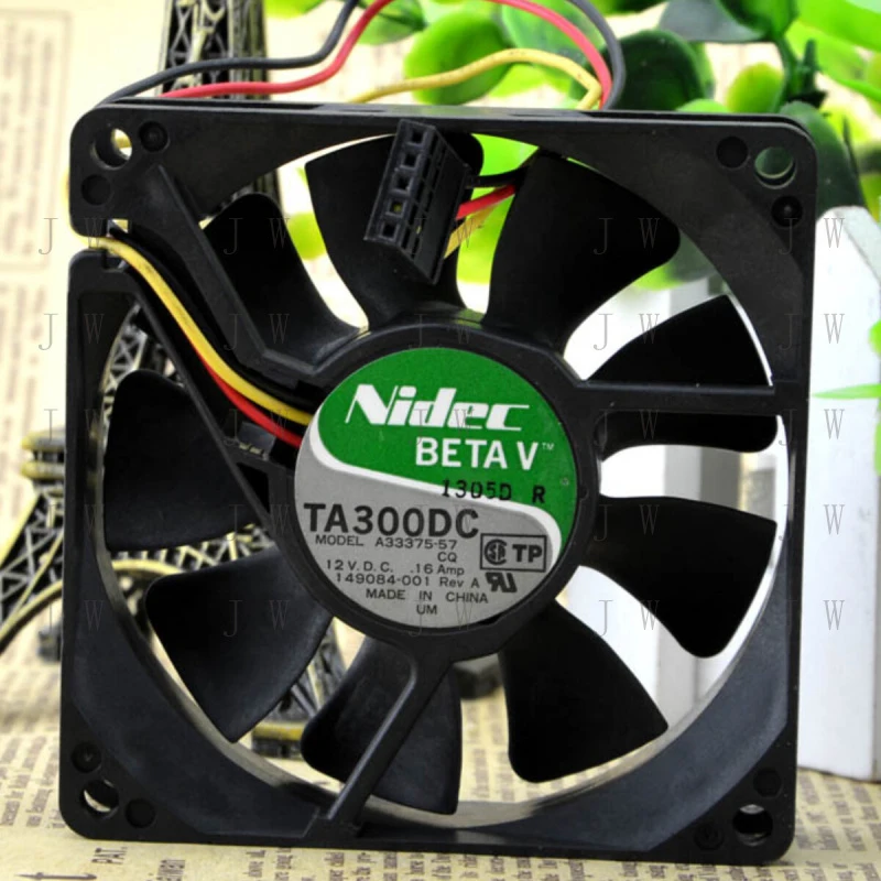W FOR Nidec A33375-57 12V 0.16A 8020 8cm Chassis Cooling Industrial Fan Quiet
W FOR Nidec A33375-57 12V 0.16A 8020 8cm Chassis Cooling Industrial Fan Quiet