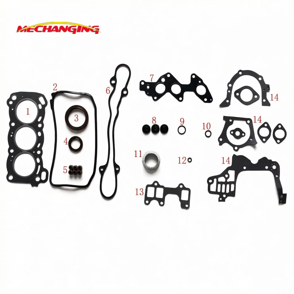 ED ED10 ED20 For DAIHATSU CUORE II III MOVE 0.8L Engine Rebuild Kits Full Set Engine Gasket 04111-87212 50127800
ED ED10 ED20 For DAIHATSU CUORE II III MOVE 0.8L Engine Rebuild Kits Full Set Engine Gasket 04111-87212 50127800