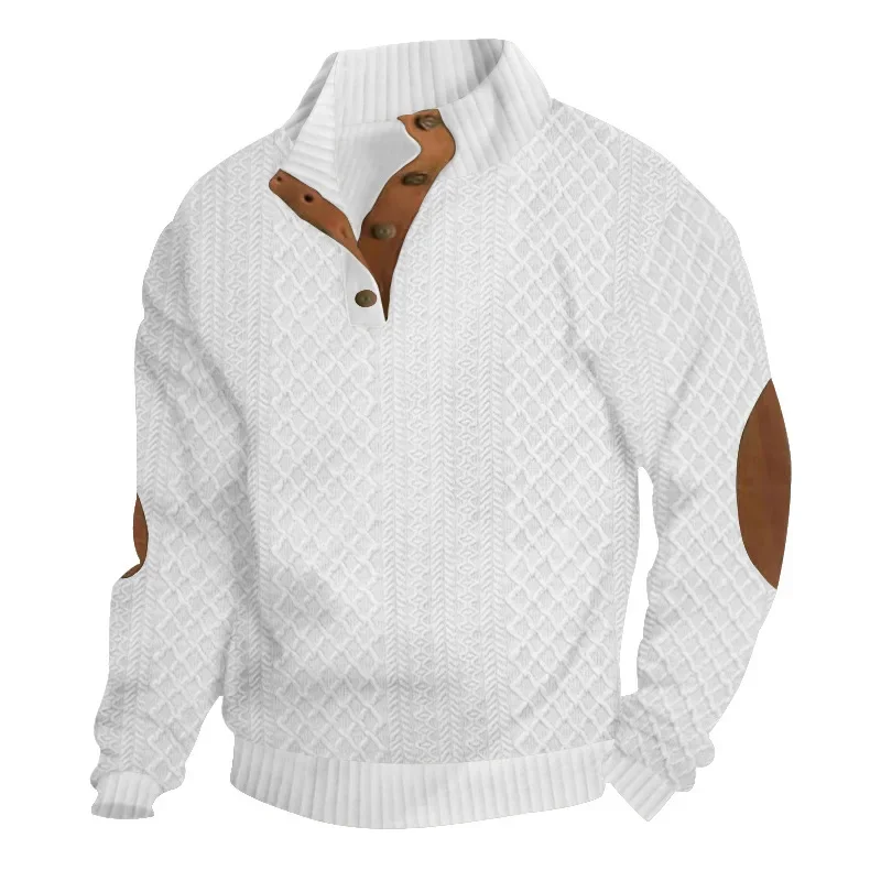 Spring Autumn Winter Men Clothing Outdoor Jacket Casual Stand-up Collar Long Sleeve Jacquard Knitted Pullover Vintage Sweatshirt
Spring Autumn Winter Men Clothing Outdoor Jacket Casual Stand-up Collar Long Sleeve Jacquard Knitted Pullover Vintage Sweatshirt