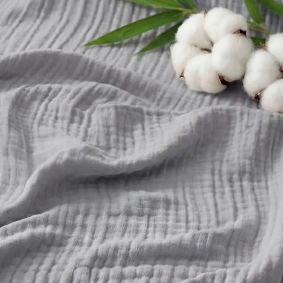 Cooling Muslin Blanket Queen Size for Bed, Summer Gauze Muslin Blanket for Adults, 55% Rayon Derived from Bamboo and 45% Cotton
Cooling Muslin Blanket Queen Size for Bed, Summer Gauze Muslin Blanket for Adults, 55% Rayon Derived from Bamboo and 45% Cotton