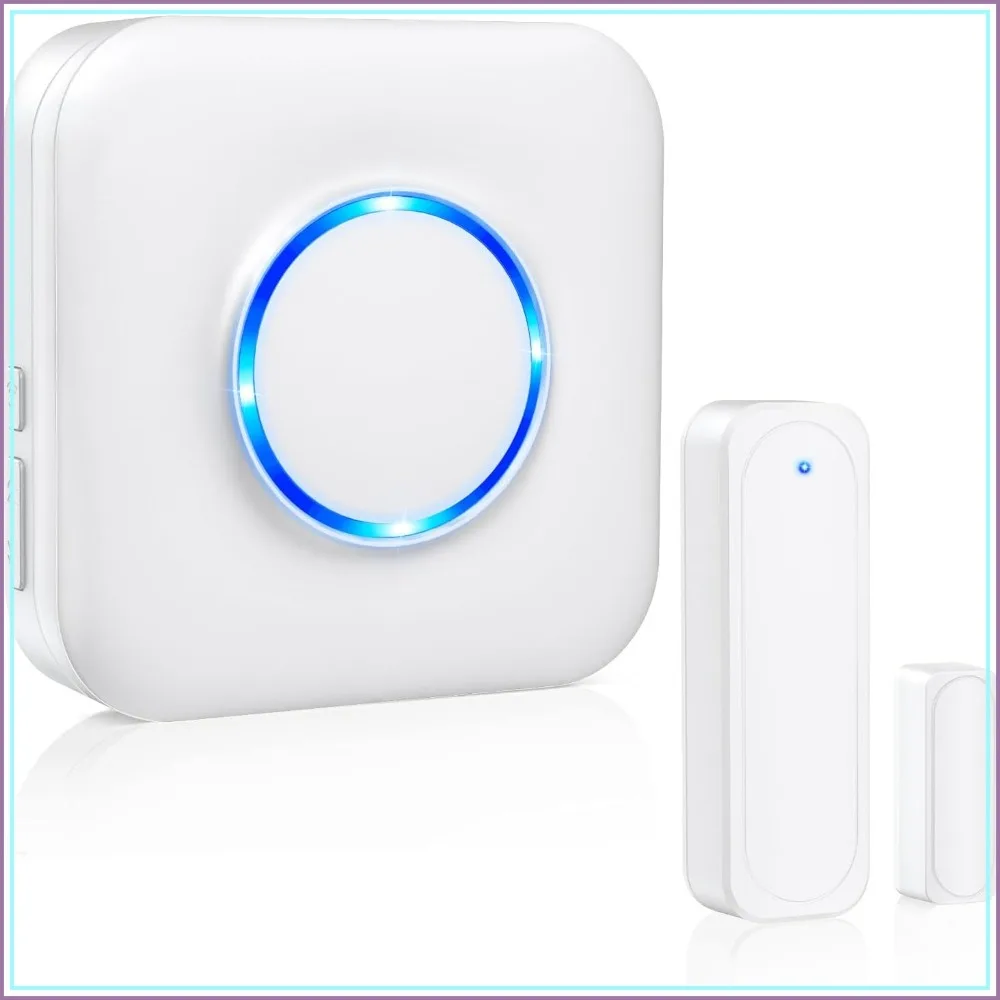 Wireless Door Chime, 600FT Range, 58 Chimes, 5 Volume Levels, LED Indicators, Plug & Play, for Home/Store/Business
Wireless Door Chime, 600FT Range, 58 Chimes, 5 Volume Levels, LED Indicators, Plug & Play, for Home/Store/Business