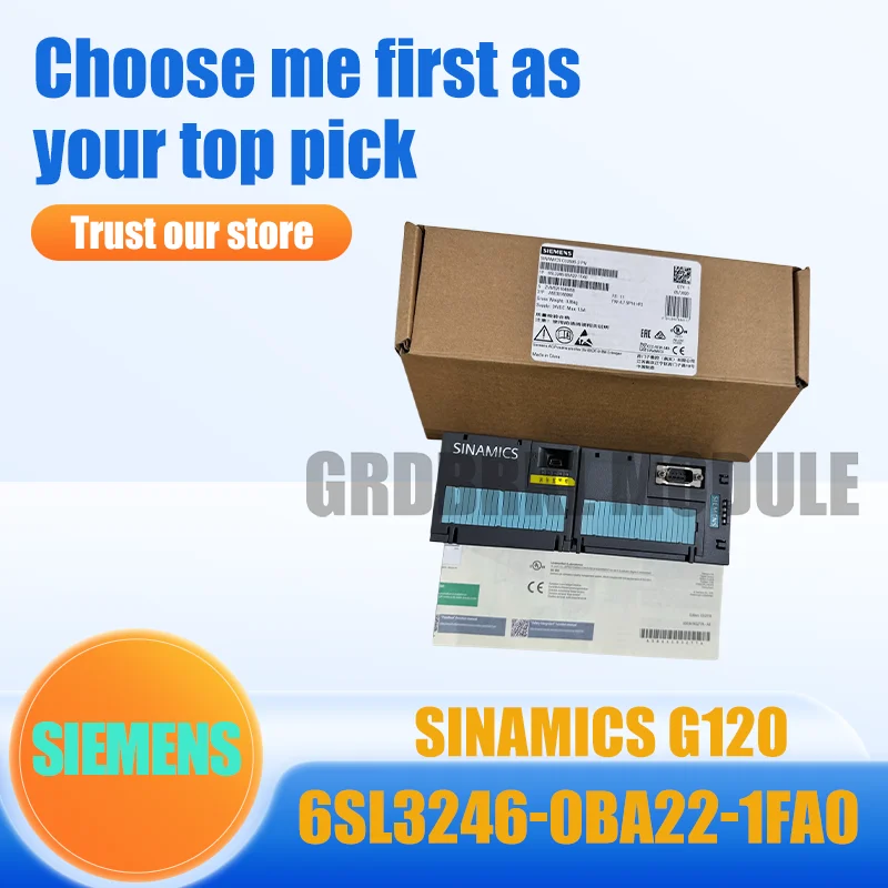 New Original SIEMENS 6SL3246-0BA22-1FA0 SINAMICS G120 CONTROL UNIT
New Original SIEMENS 6SL3246-0BA22-1FA0 SINAMICS G120 CONTROL UNIT