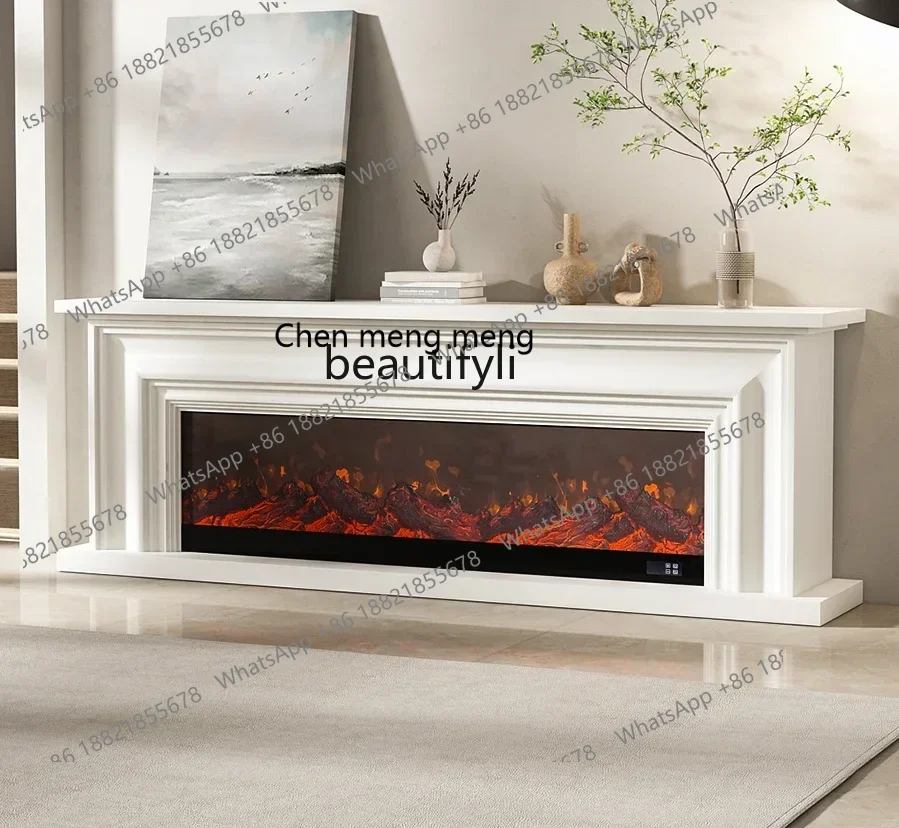 E153 Italian Minimalist Living Room White Fireplace TV Cabinet Modern American Minimalist Bedroom Electric Fireplace Heating Cu
E153 Italian Minimalist Living Room White Fireplace TV Cabinet Modern American Minimalist Bedroom Electric Fireplace Heating Cu
