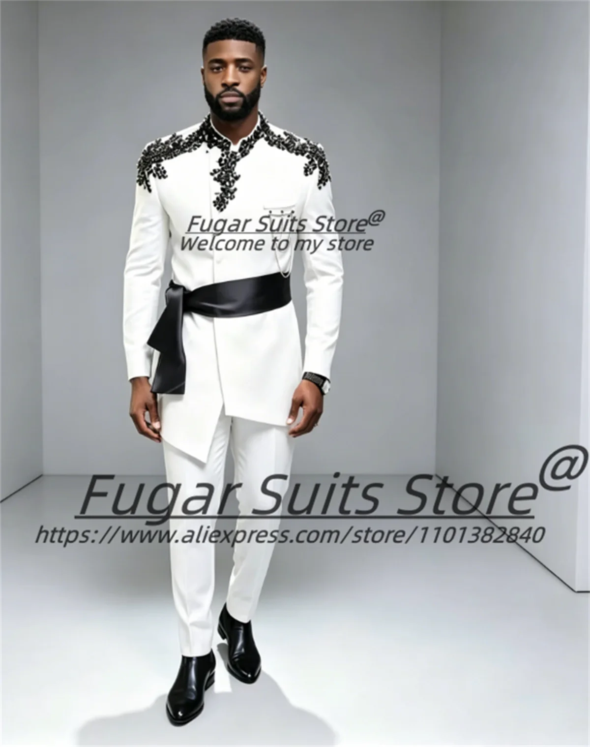 2026 New Formal White Men Suits Customized Gorgeous Rhinestone Embroidery Groom Wedding Tuxedos 2 Pieces Sets Male Party Blazers
2026 New Formal White Men Suits Customized Gorgeous Rhinestone Embroidery Groom Wedding Tuxedos 2 Pieces Sets Male Party Blazers