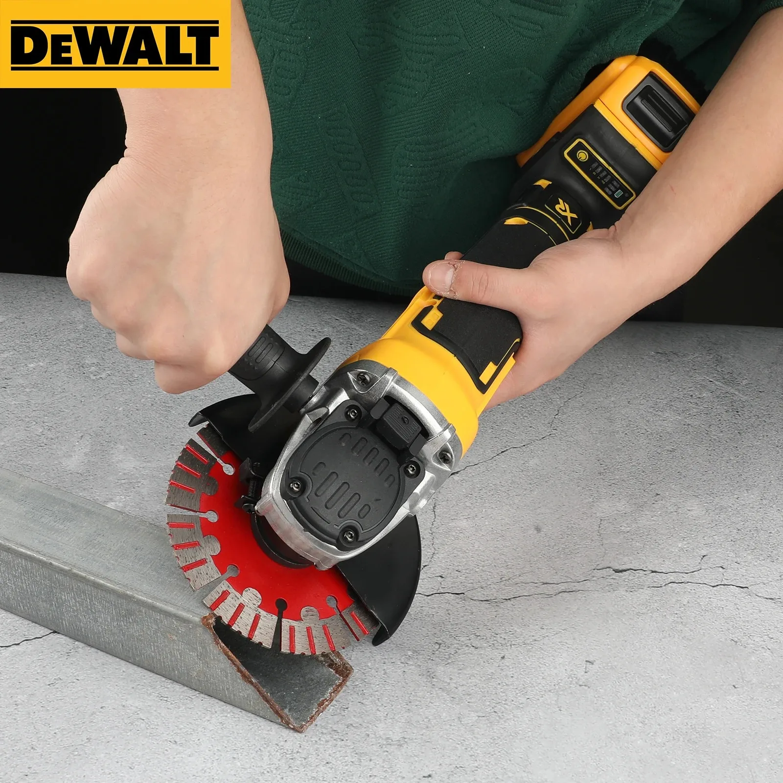 DEWALT DCG405 Brushless Angle Grinder 20V 125mm Cordless Grinder with M14 Spindle, 3-Speed Settings
DEWALT DCG405 Brushless Angle Grinder 20V 125mm Cordless Grinder with M14 Spindle, 3-Speed Settings