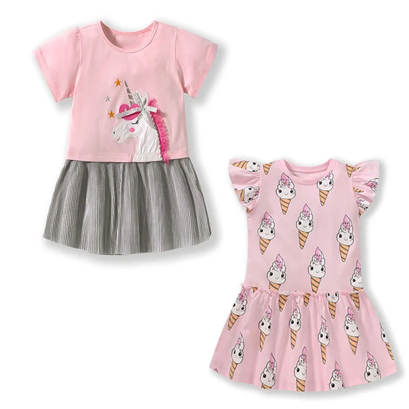 Jumping Meters 2-7 Years Summer Baby Girls Dresses Ice Cream Print Sleeveless Princess Party Birthday Toddler Kids Costume
Jumping Meters 2-7 Years Summer Baby Girls Dresses Ice Cream Print Sleeveless Princess Party Birthday Toddler Kids Costume