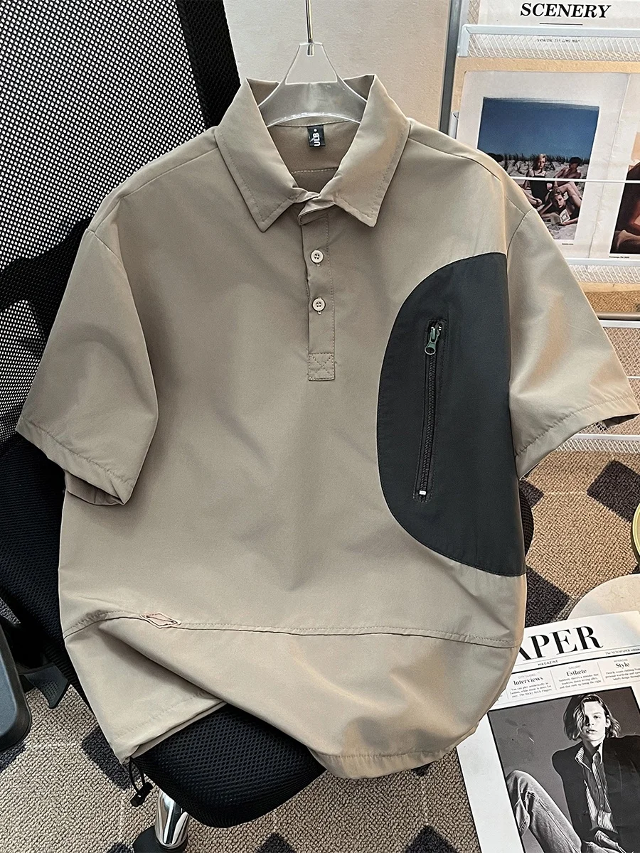 Quick Dry Loose Fit Men's Short Sleeve Shirt Collared T-Shirt Breathable Youthful Style Summer Collection American Trend...
Quick Dry Loose Fit Men's Short Sleeve Shirt Collared T-Shirt Breathable Youthful Style Summer Collection American Trend...