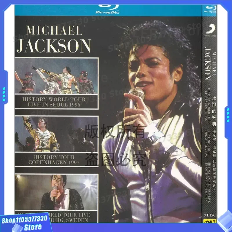 Michael Jackson Timeless Classic 3 World Tour High Definition BD Blu-ray 3 Disc
Michael Jackson Timeless Classic 3 World Tour High Definition BD Blu-ray 3 Disc