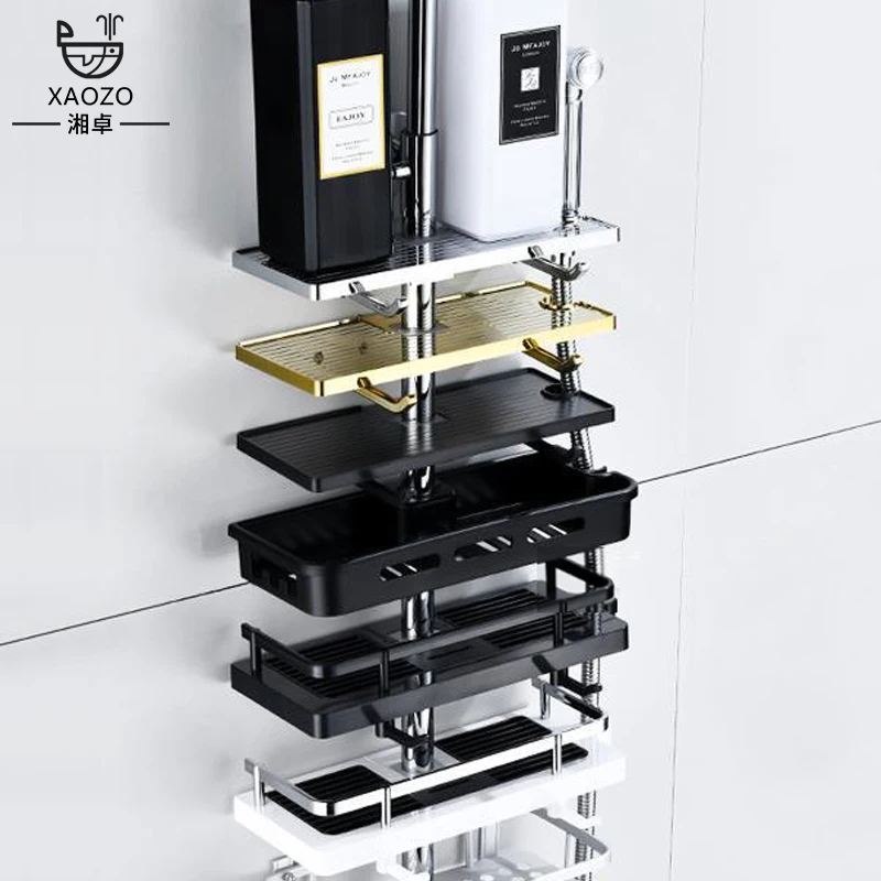 Bathroom Shower Set MultifunctionaABS Shelf Slip Anti Rust Black and Gold Light Luxury Style
Bathroom Shower Set MultifunctionaABS Shelf Slip Anti Rust Black and Gold Light Luxury Style