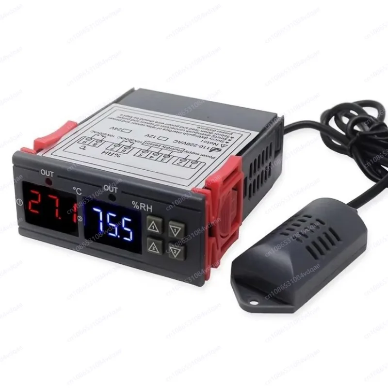 Temperature and humidity controller, digital temperature and humidity meter integrated machine, AC and DC wide voltage
Temperature and humidity controller, digital temperature and humidity meter integrated machine, AC and DC wide voltage