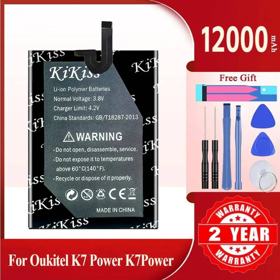 Прочный аккумулятор высокой емкости K7 Power 12000 мАч для мобильного телефона Oukitel
Прочный аккумулятор высокой емкости K7 Power 12000 мАч для мобильного телефона Oukitel