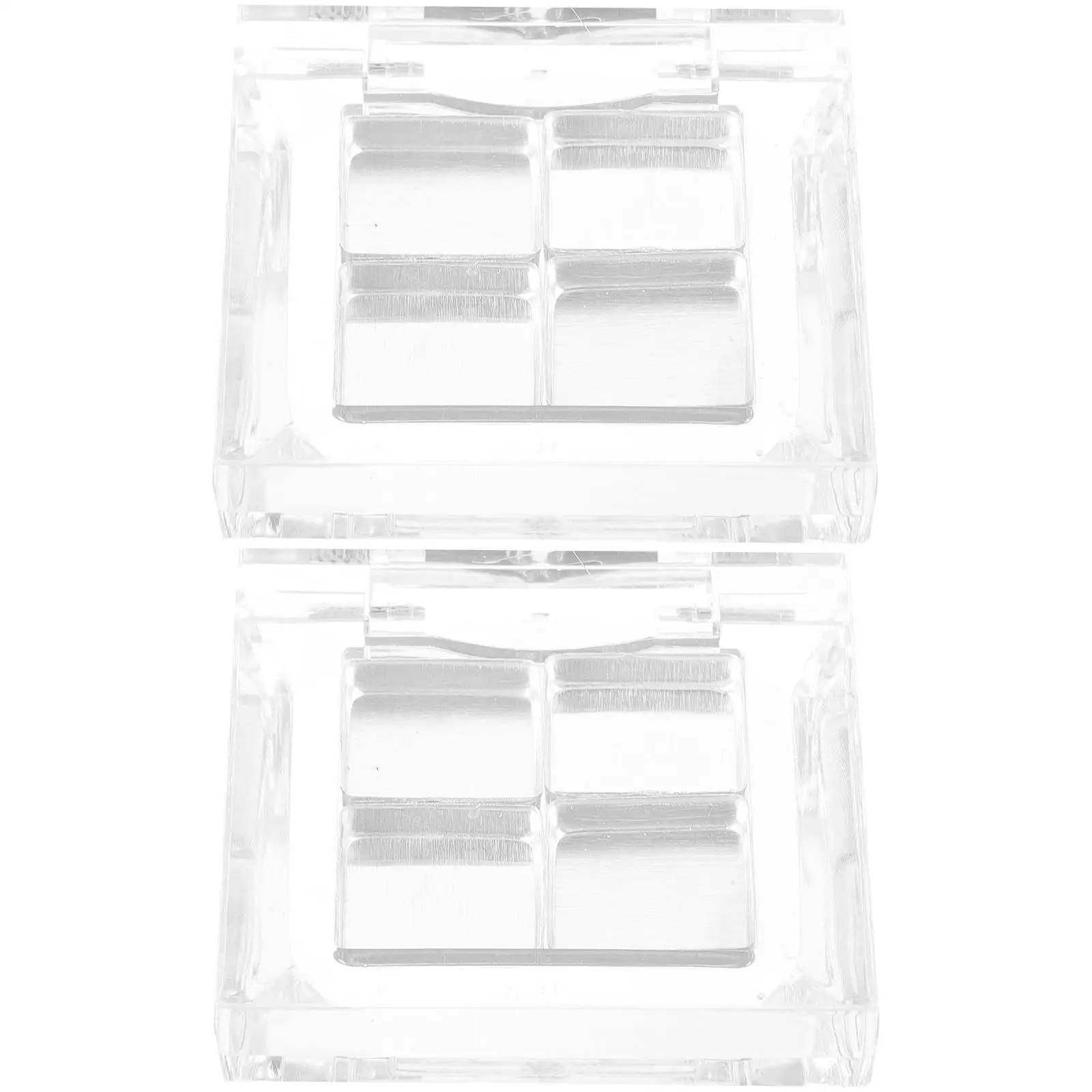 2Sets Eyeshadow Box 4Piece 4Color Square High Transparency DIY Palette Empty Case Goth Makeup Set Lipsticks Pan Holder Container
2Sets Eyeshadow Box 4Piece 4Color Square High Transparency DIY Palette Empty Case Goth Makeup Set Lipsticks Pan Holder Container