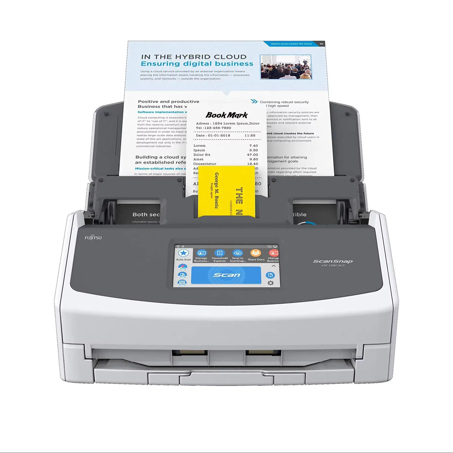 Fujitsu Portable IX1500 High-Speed USB Flatbed Scanner A4 Size CIS Element LED/CMOS Light Source for Exam Paper Scanning
Fujitsu Portable IX1500 High-Speed USB Flatbed Scanner A4 Size CIS Element LED/CMOS Light Source for Exam Paper Scanning