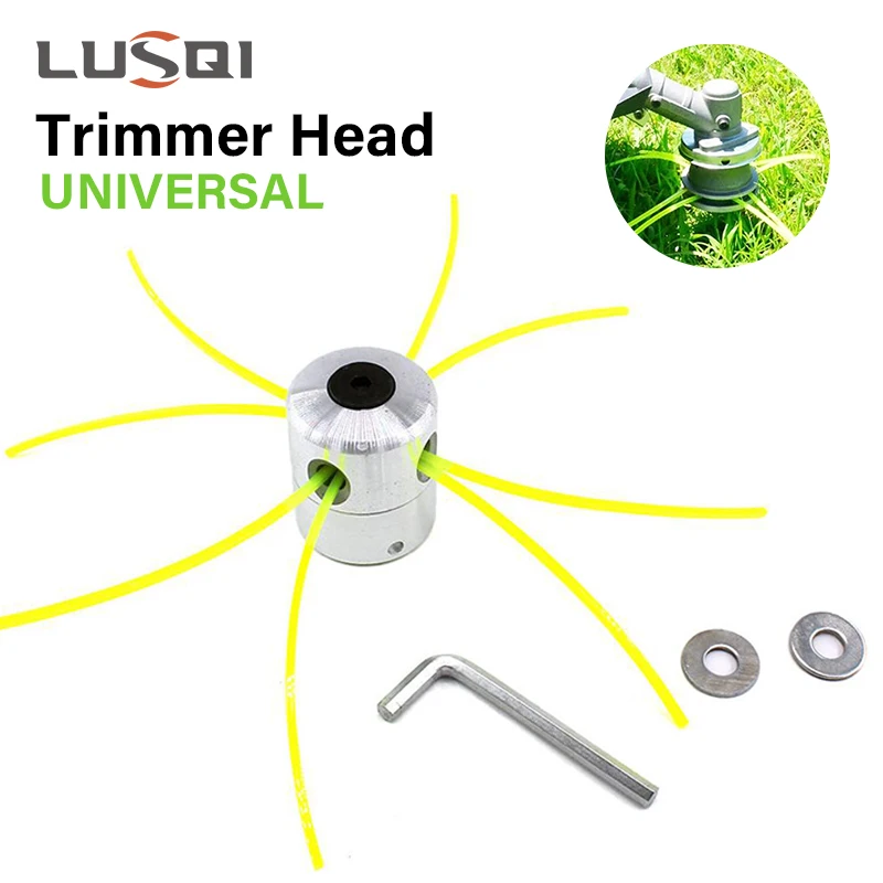 LUSQI Aluminum Grass Trimmer Head With 4 Lines Universal Lawn Mower Head For Brush Cutter Replacement Accessories
LUSQI Aluminum Grass Trimmer Head With 4 Lines Universal Lawn Mower Head For Brush Cutter Replacement Accessories