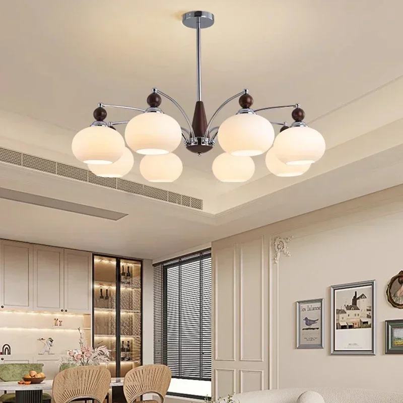 Nordic Salon Lustre Pendant Lamp Home Decoration Modern Solid Wood Glass Led Lights Living Room Dining Table Bedroom Chandeliers
Nordic Salon Lustre Pendant Lamp Home Decoration Modern Solid Wood Glass Led Lights Living Room Dining Table Bedroom Chandeliers