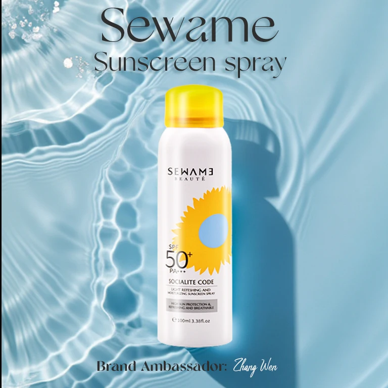 Sewame Unisex Outdoor Sunscreen Spray with SPF50 and PA+++, Protecting Against UV Rays for Both Face and Entire Body
Sewame Unisex Outdoor Sunscreen Spray with SPF50 and PA+++, Protecting Against UV Rays for Both Face and Entire Body